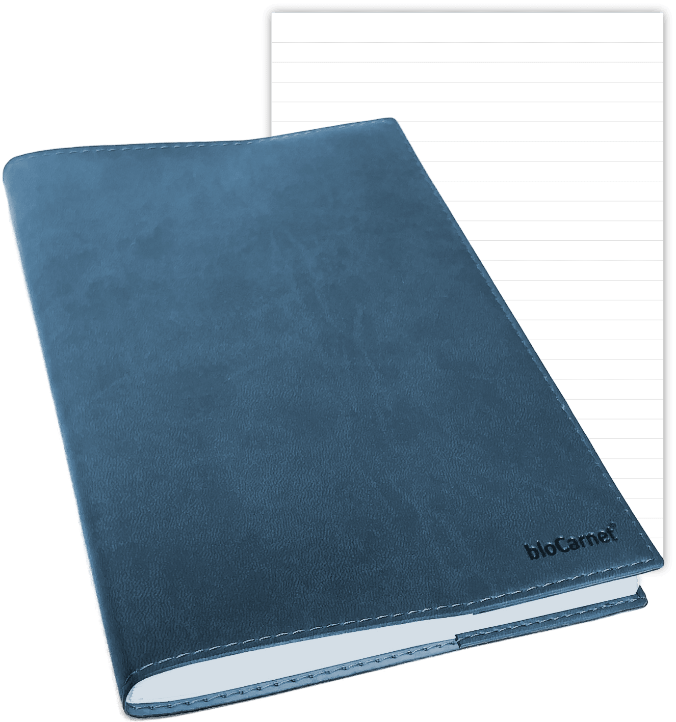 bloCarnet® BLEU pages lignées - bloCarnet