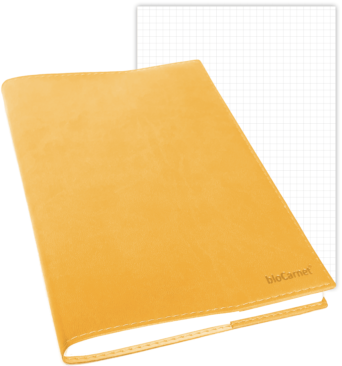 bloCarnet® JAUNE pages quadrillées - bloCarnet
